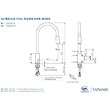 Greens Alfresco Pull Down Sink Mixer S/Steel