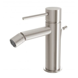 Vivid Slimline Bidet Phoenix Mixer With PopUp Waste - Brushed Nickel
