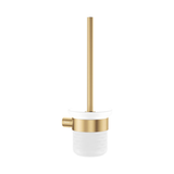 Empire Slim Fienza Toilet Brush And Glass Holder Ss304 Urban Brass