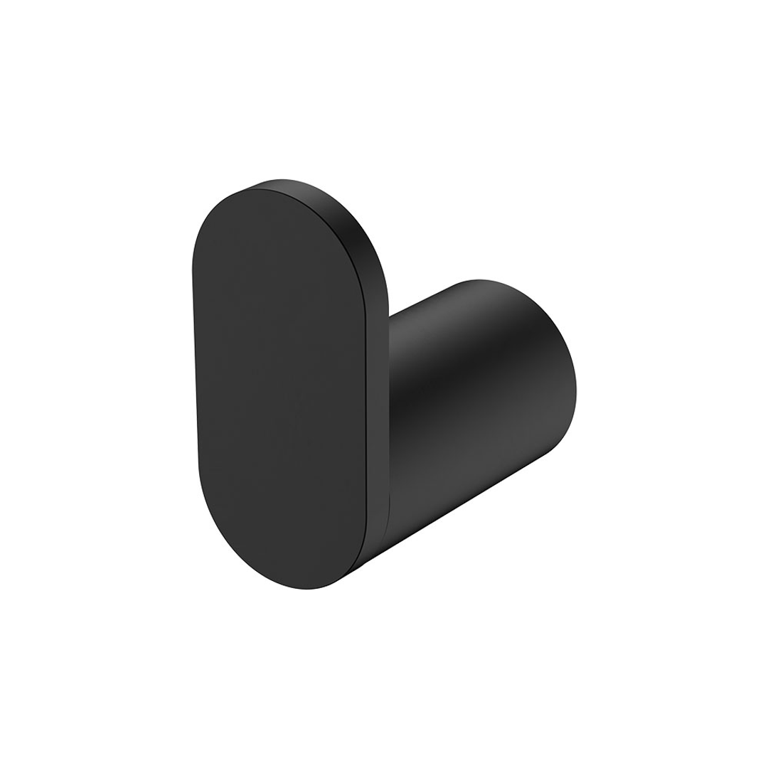 Fienza Empire Slim Single Robe Hook Ss304 - Matte Black