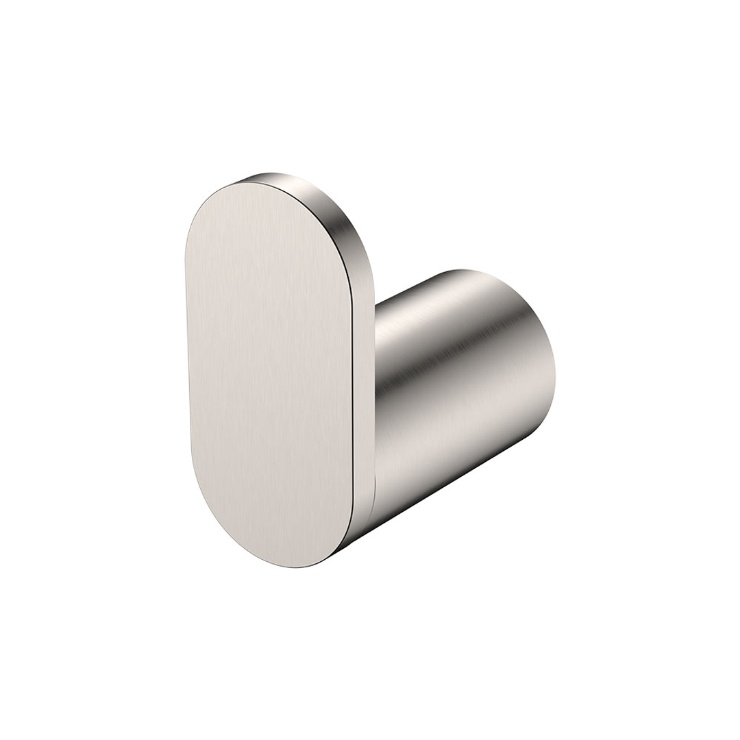 Fienza Empire Slim Single Robe Hook Ss304 - Brushed Nickel