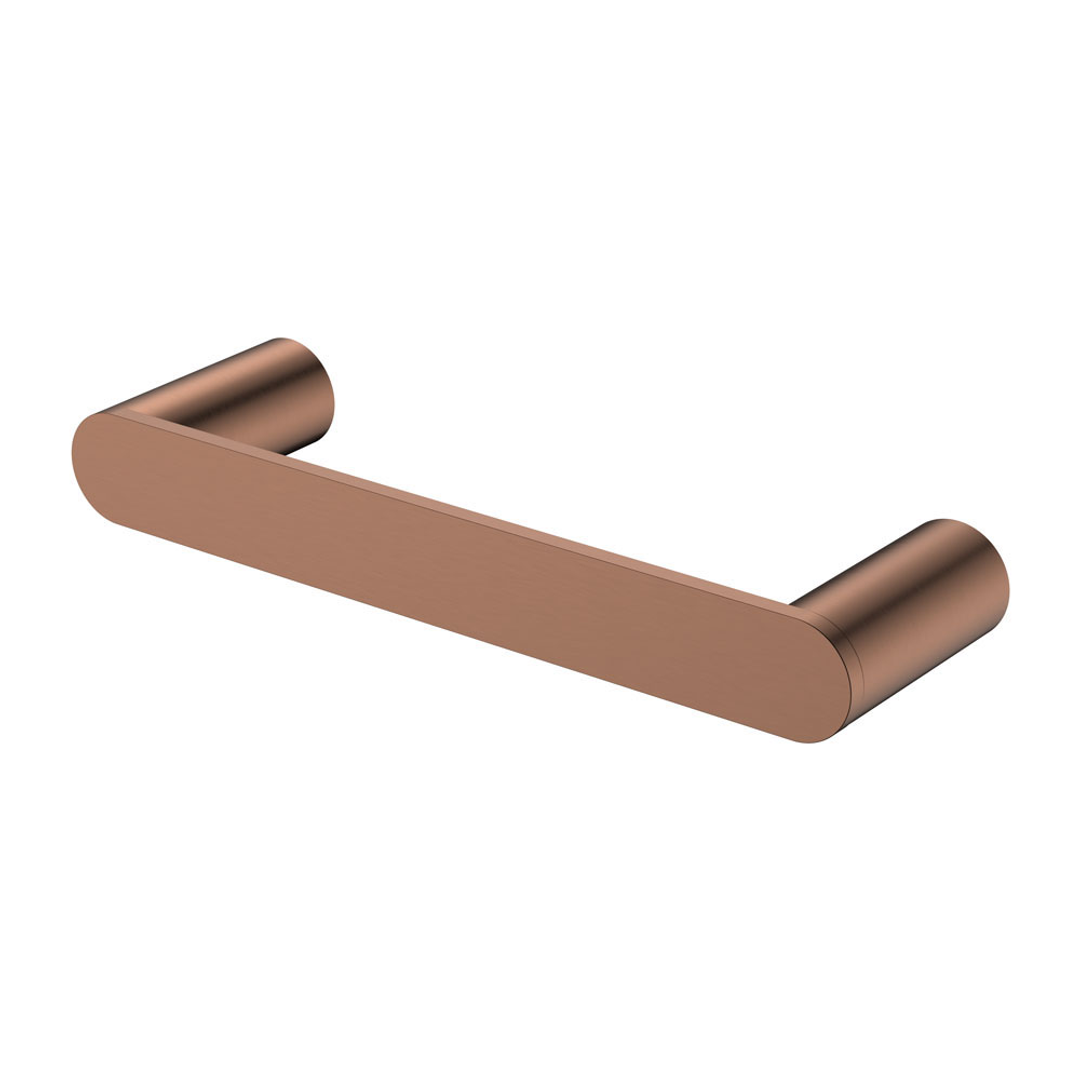 Fienza Empire Slim Hand Towel Rail 220mm Ss304 - Brushed Copper