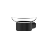 Fienza Empire Slim Soap Holder Glass Dish Ss304 - Matte Black