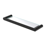 Fienza Empire Slim Shower Shelf Glass Ss304 - Matte Black