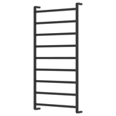 Fienza Koko Heated Towel Rail 60120 Matte Black 9 Bars 600 X 1200 X 100Mm