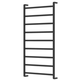 Fienza Koko Heated Towel Rail 60120 Matte Black 9 Bars 600 X 1200 X 100Mm