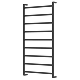 Fienza Koko Heated Towel Rail 60120 Matte Black 9 Bars 600 X 1200 X 100Mm