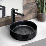 Reba Above Counter Basin 360 X 360 X 120mm Fienza - Matt Black