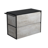 Fienza Amato Industrial 900Mm Cabinet 1 Frame 1 Towel Rail Wall Hung