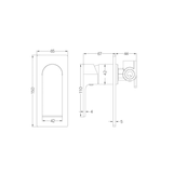 Bianca Shower Mixer - Matt Black