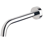 Vivid Slimline Wall Phoenix Basin Outlet 180Mm Curved - Chrome