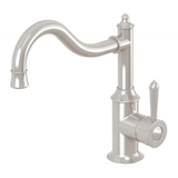 Nostalgia Sink Phoenix Mixer 220mm Shepherds Crook - Brushed Nickel