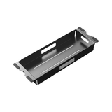 Hana 27L/27L Double Fienza Kitchen Sink Kit - PVD Carbon Metal