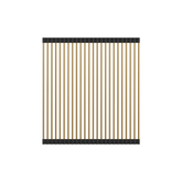 Hana Fienza Sink Roll Up Drainer - PVD Rugged Brass