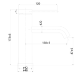 Aspire Air Pin Lever Basin Mixer - Chrome
