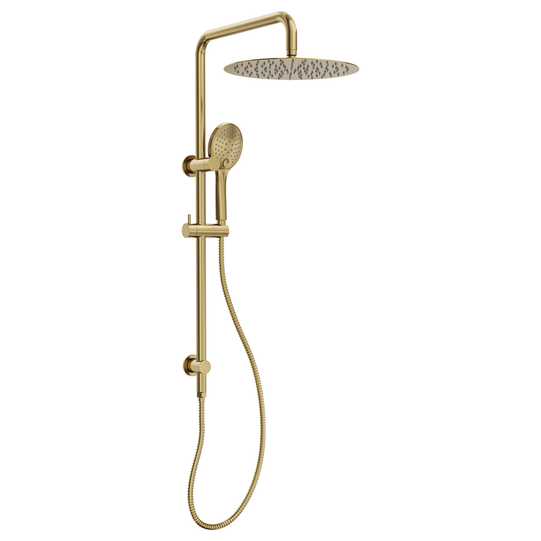 Aspire Air Shower Twinner 300mm Head - Brushed Brass