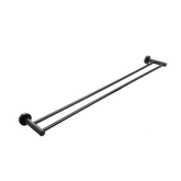 Aspire Within 750Mm Double Towel Rail - Matte Black