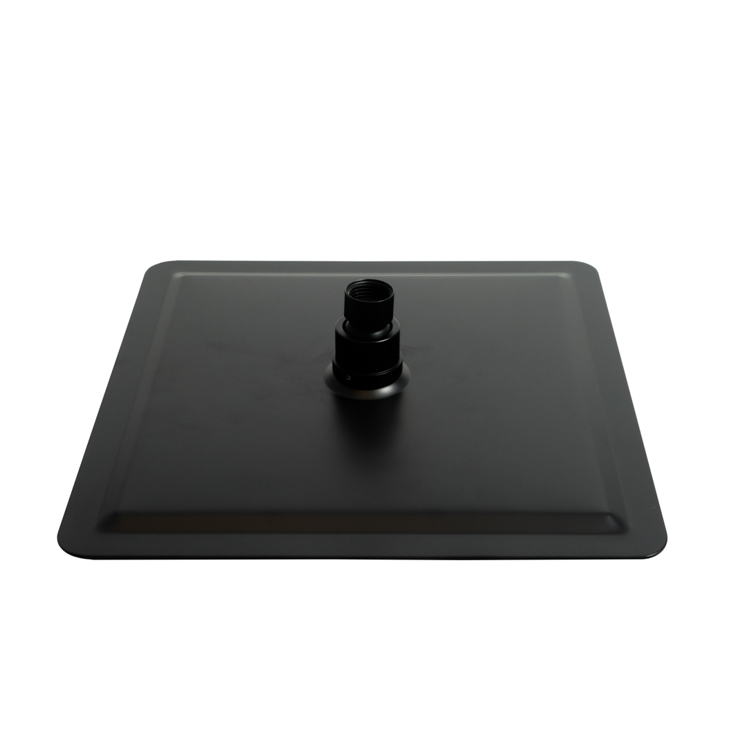 Aspire Midnight 250Mm Ss Rectangle Shower Head - Matte Black