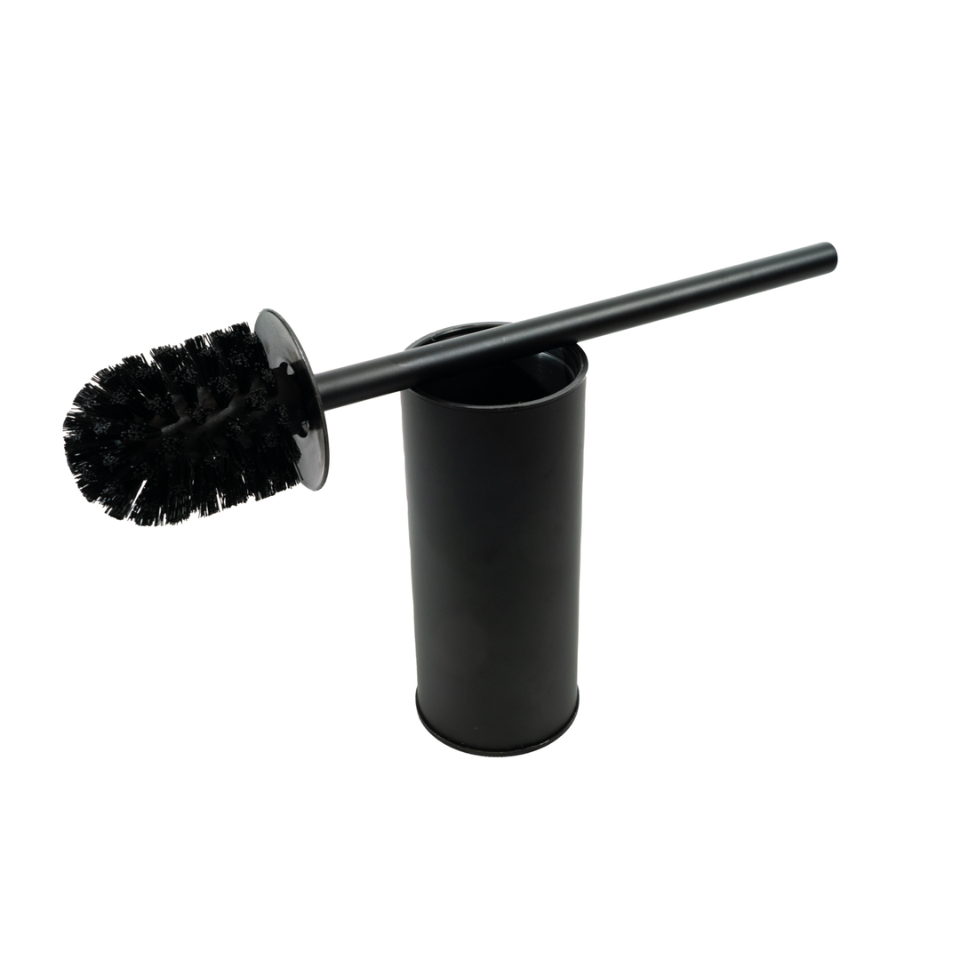 Aspire Within Toilet Brush & Holder Round - Matte Black