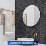 Kent 18mm Bevel Round Thermogroup Mirror 500mmØ - Glue to Wall