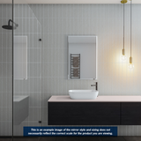 Montana Rectangle 25mm Bevel Edge Thermogroup Mirror 900x750mm - Glue to Wall and Demister