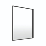 Contractor 750x900mm Thermogroup Mirror with Matt Black Frame - Without Demister