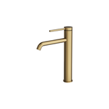 Aspire Air Pin Lever Tall Basin Mixer - Brushed Brass