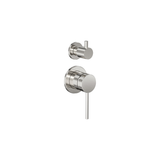 Aspire Air Shower/Bath Mixer Diverter (Separate Plate) - Brushed Nickel