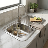 Aspire La Rosa 780 X 480 S/S Single Bowl Sink 1Th Lh Bowl