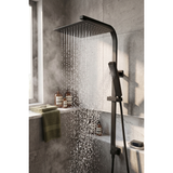 Aspire Midnight Shower Twinner Square - Matte Black