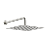 Aspire Nuovo Overhead Shower With Arm (300mm Head 400mm Arm) - Brushed Nickel