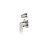 Aspire Nuovo Shower/Bath Mixer Diverter (Separate Plate) - Brushed Nickel