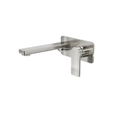 Aspire Nuovo Wall Mixer With Spout And Plate - Brushed Nickel