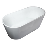 Aspire Urban III 1500mm Acrylic Freestanding Bath No Overflow - White 1500 X 750 X 560mm