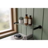 Aspire Within Glass Shelf - Matte Black