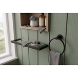 Aspire Within Towel Ring - Matte Black