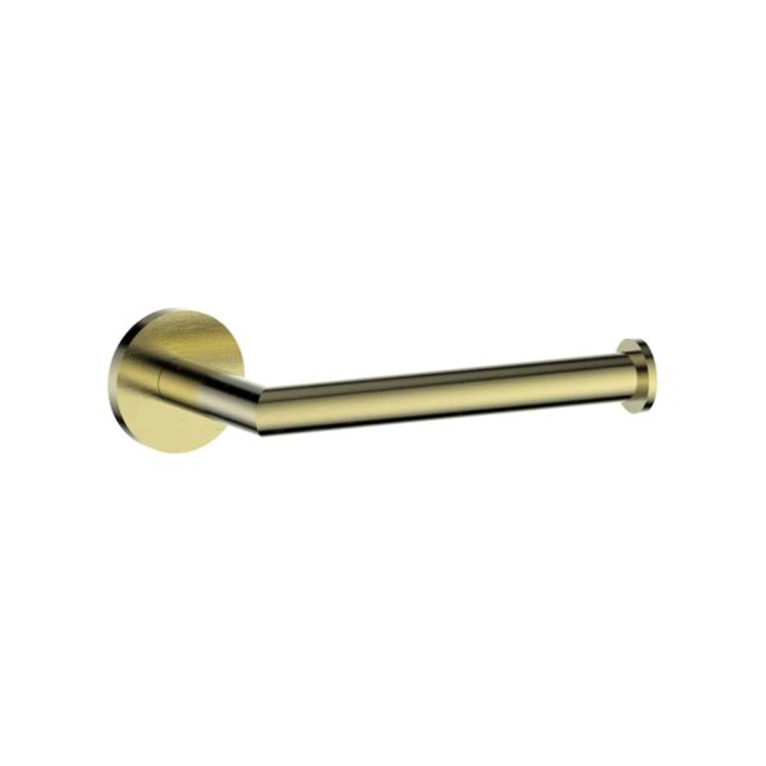 Zola Greens Toilet Roll Holder - Brushed Brass