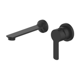 Astro II Wall Greens Basin Set - Matt Black