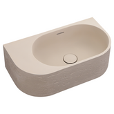 Bella Vista Elysia Left hand Basin 500 X 275 X 150mm - Latte