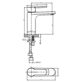 Loft Basin Argent Mixer - Chrome