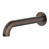 Bella Vista Mica Swivel Bath Spout Curved - Dusk Bronze