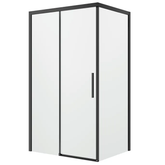 Urban Slider Oceano Shower Front Panel 1200 x 2000 - Matte Black bracket
