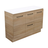 Fienza Carmen 1200 All Drawer Floor Standing Vanity Cabinet Only