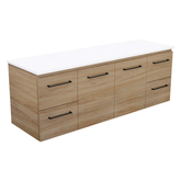 Fienza Carmen 1500 Sgl All Drawer Wall Hung Vanity Cabinet Only