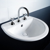 Cosmo Vanity Caroma Basin  500mm X 440mm 3th - White