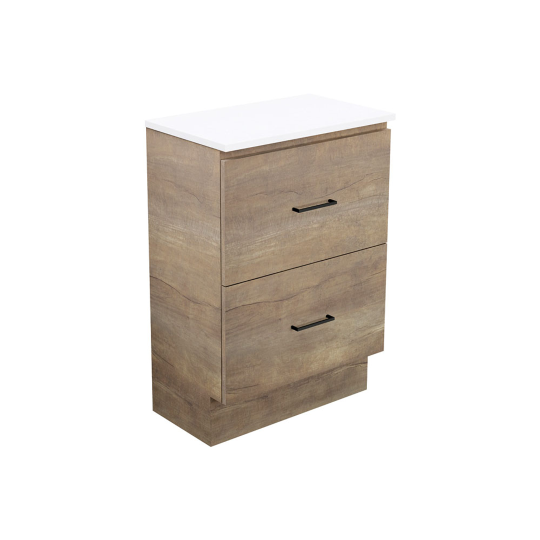 Fienza Carmen 600 Ensuite All Drawer Floor Standing Vanity Cabinet Only