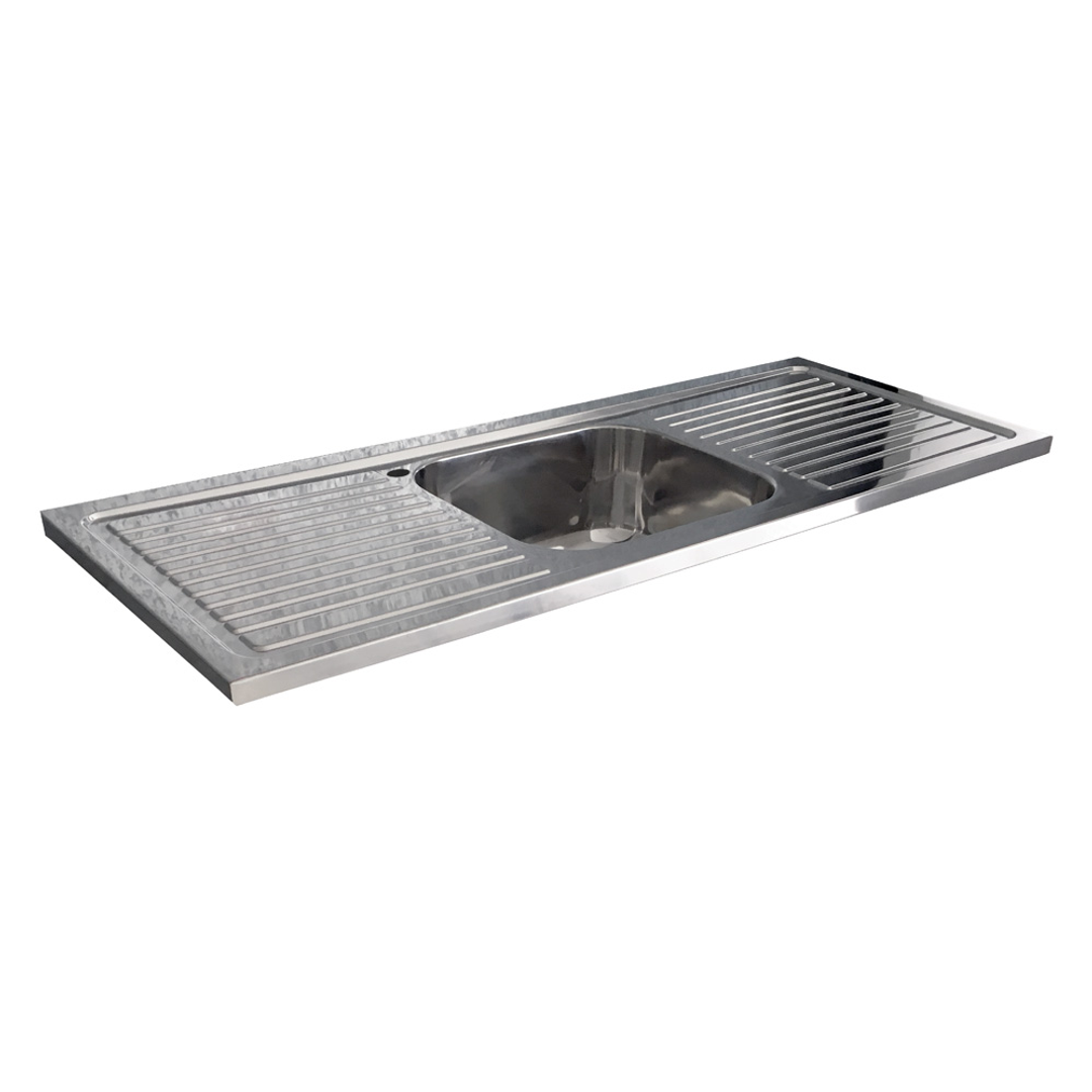 Fienza Citi 1200 X 460Mm Stainless Steel Sink Only 1 Tap Hole