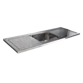 Fienza Citi 1200 X 460Mm Stainless Steel Sink Only 1 Tap Hole
