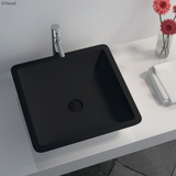 Classique 420 Above Counter Solid Surface Fienza Basin - Matte Black