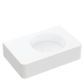 Fienza Encanto 470 Solid Surface Wall Hung Basin 470mm 1 Tap Hole